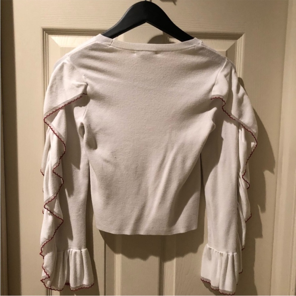 Club Monaco Sweater with Ruffles - Picture 4 of 5